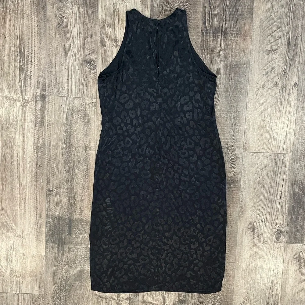 Express Black Leopard Dress size L - Picture 10 of 15